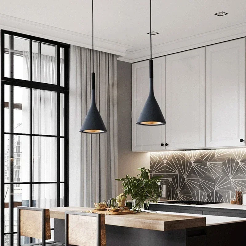 Kitchen Appliances Table - Modern Led Pendant Lights White Light