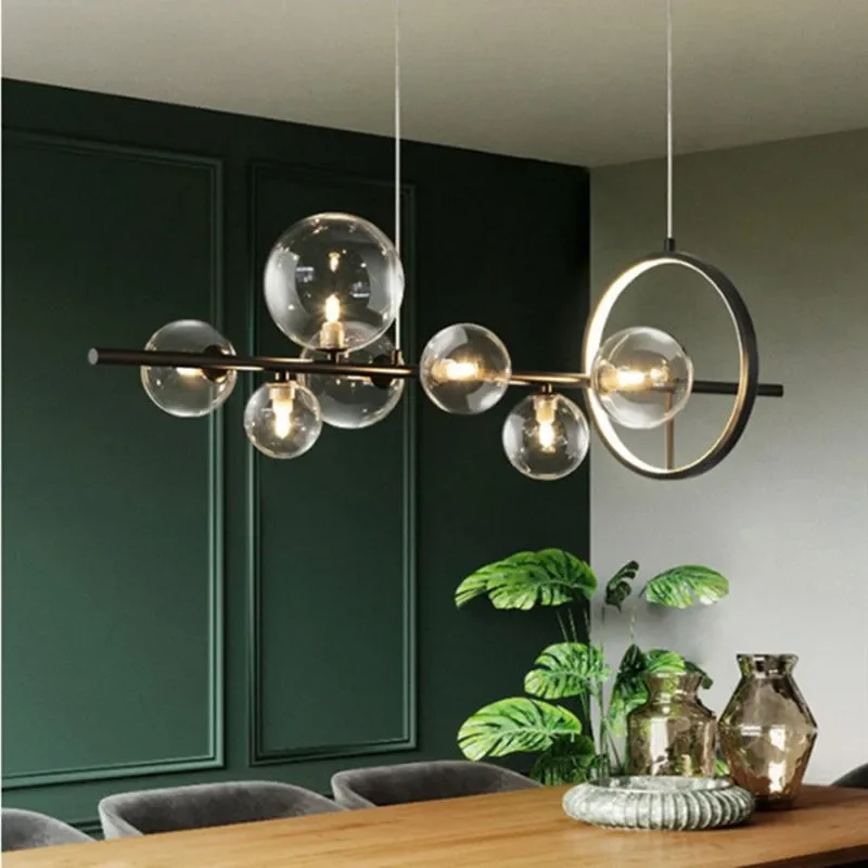 Kitchen Appliances Table - Modern Glass Bubbles Led Pendant Lights