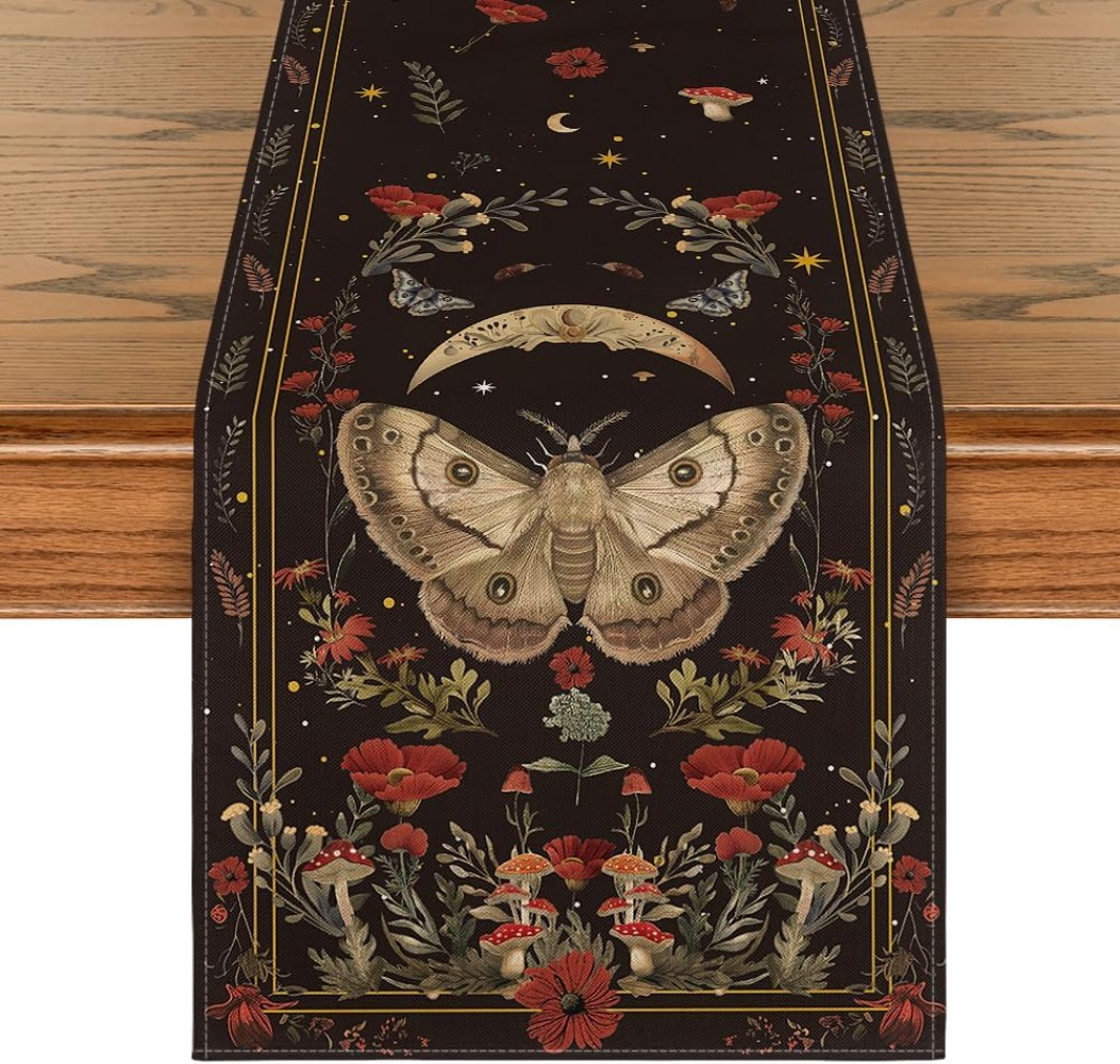 Kitchen Appliances Table - Artoid Mode Poppy Moth Mushroom Moon