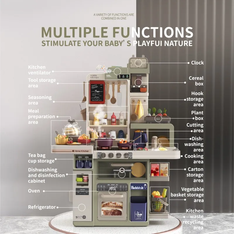 Kitchen Appliances Table - New Children's Simulated Spray Kitchen Tableware
