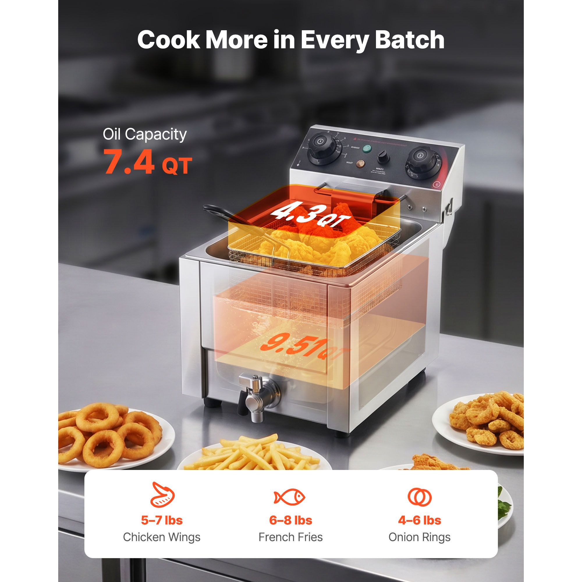Commercial Electric Deep Fryer - Deep Fryer Stainless 评论和价格