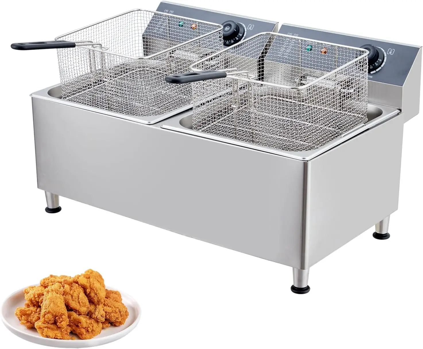 23.2 Quart Commercial Electric - Deep Fryer Stainless 评论和价格