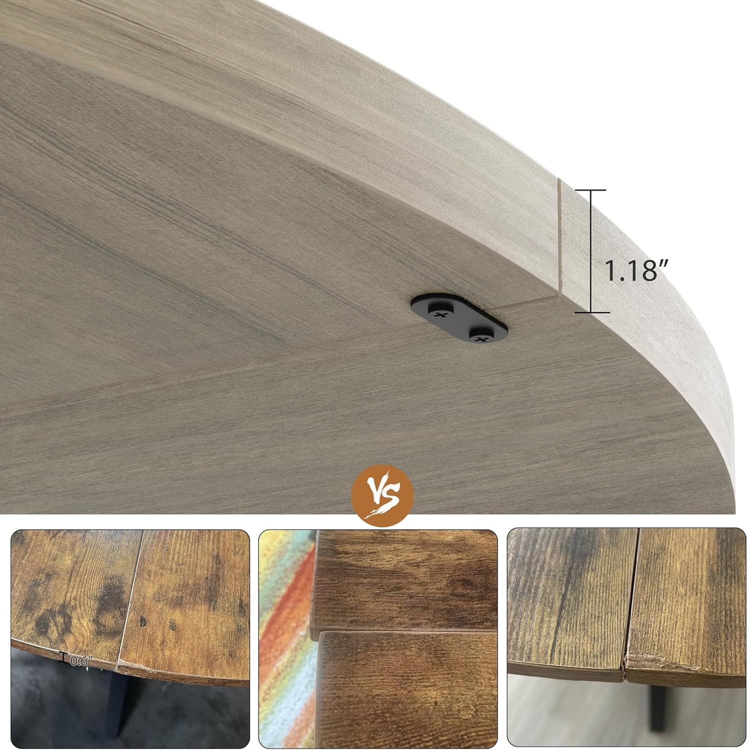47 Inch Round Dining Table for - Kitchen Appliances Table 评论和价格