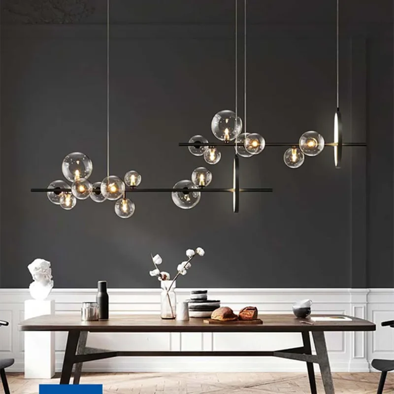 Modern Glass Bubbles Led Penda - Kitchen Appliances Table 评论和价格