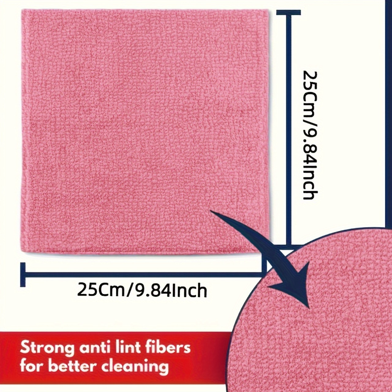 1-50Pcs Light Pink Microfiber  - Kitchen Appliances And Utensils 评论和价格