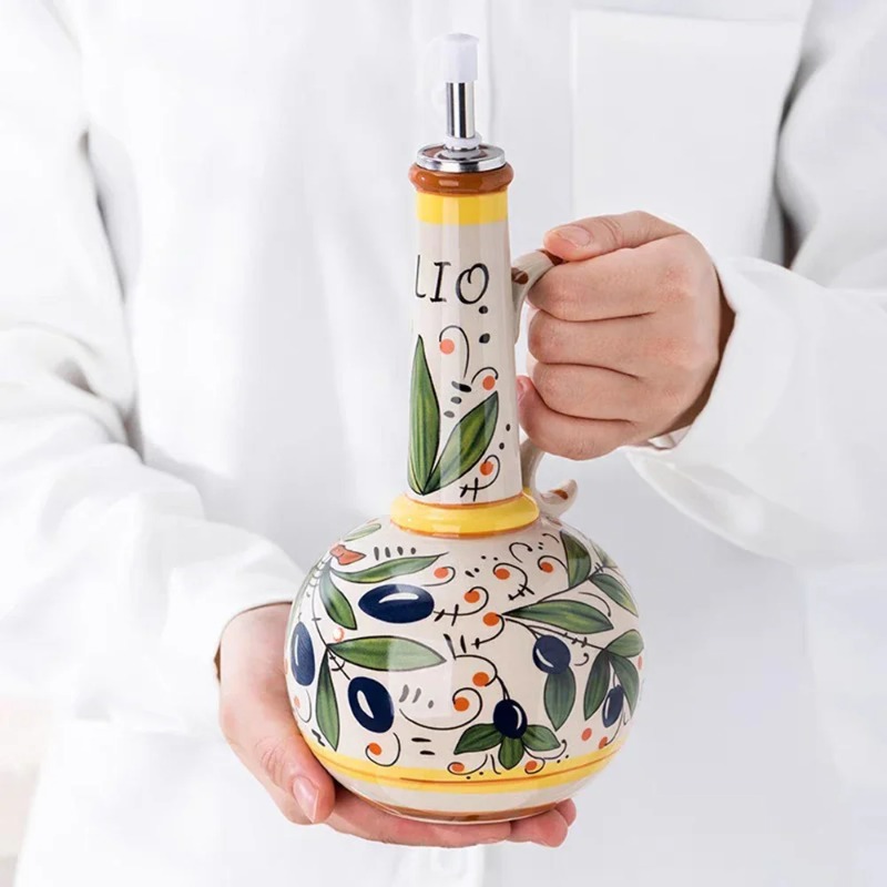 Ceramic Oil Bottle Soy Sauce B - Kitchen Appliances And Utensils 评论和价格