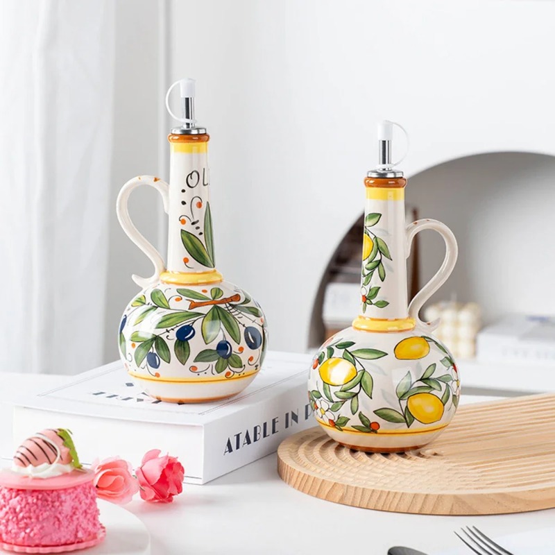 Ceramic Oil Bottle Soy Sauce B - Kitchen Appliances And Utensils 评论和价格
