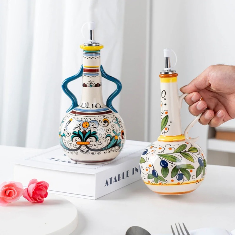 Ceramic Oil Bottle Soy Sauce B - Kitchen Appliances And Utensils 评论和价格